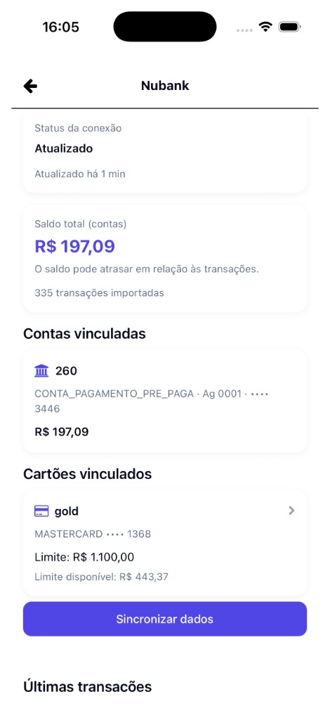 Print real: banco conectado com cartões